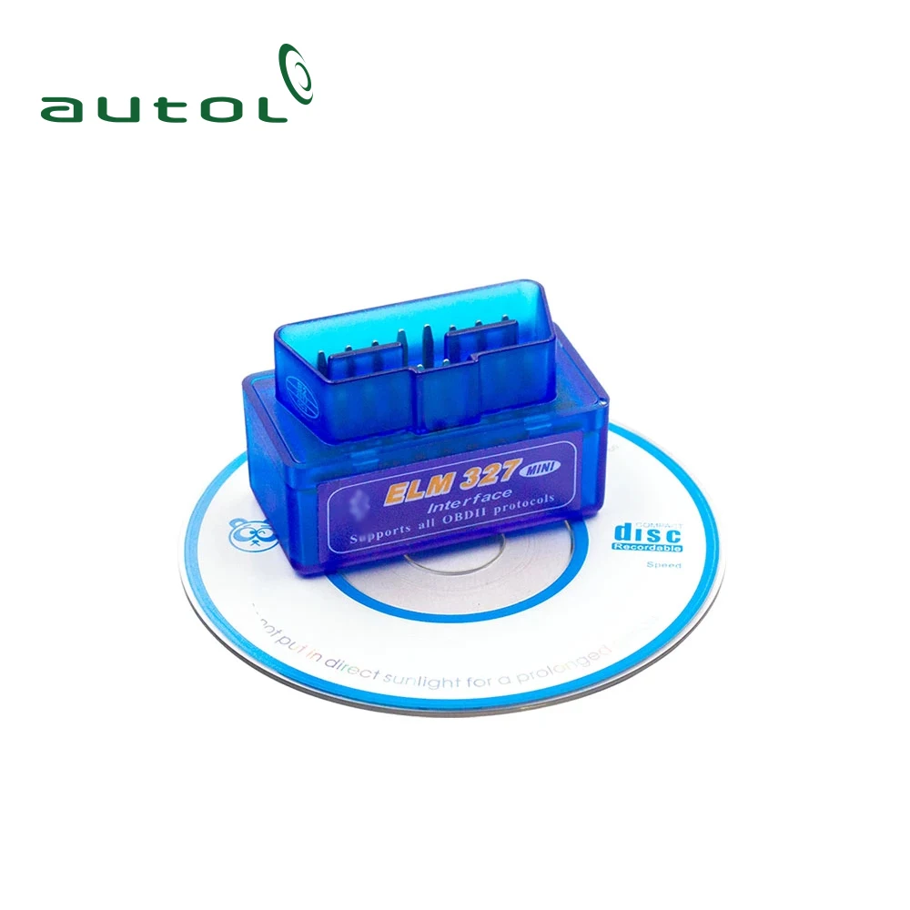 Mini ELM327 Interface V1.5 BT Free Obd2 Software ELM327 Supports All Obdii Protocols ELM327 Code Reader