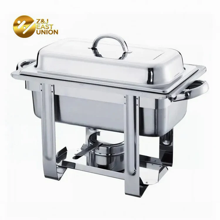 Restaurant Sets Hotel Luxury Gold Food Buffet Display Buffet Food Warmer Kitchenware Stainless Steel Hanging Chafing Dish