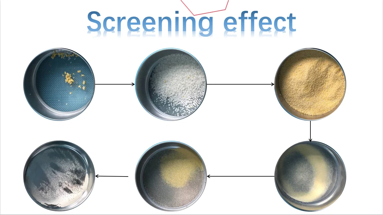 DZJX 200mm diameter granule analysis lab testing sieve