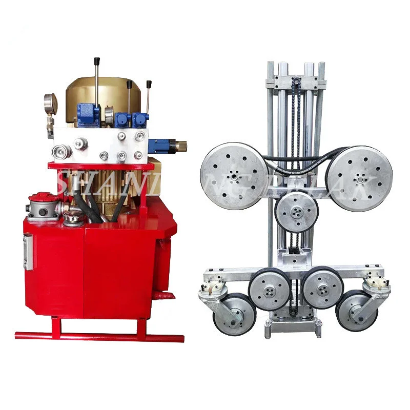 25KW Wire Saw Rope Cutting Machine Mining Multi Concrete Wire Saw Machine