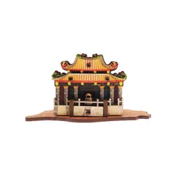 Сувенирный подарок, игрушечный дворец, деревянный сборный магнит на холодильник для сувенира