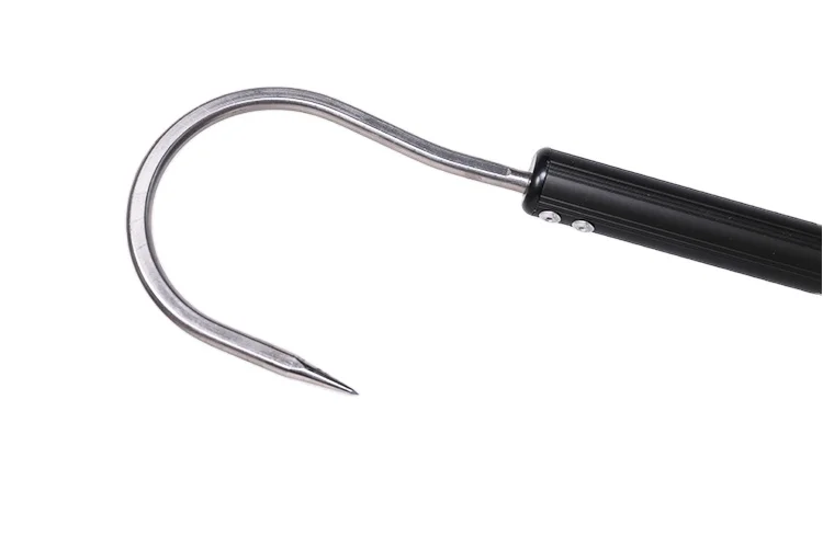 Xiangtai New Design Stainless Steel Retractable Aluminum Fishing Gaff Spear For Freshwater And Saltwater