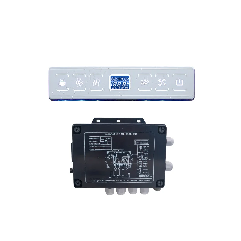 CE Massage Bathtub controller B-06 With Bubble Ozone Heater