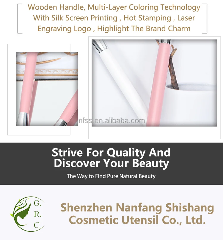  Private Label Eyeshadow Cleansing Remover Lash Extension Cleanser Cleaning Makeup Brushes Curved Fluffy Eyelash  Brush