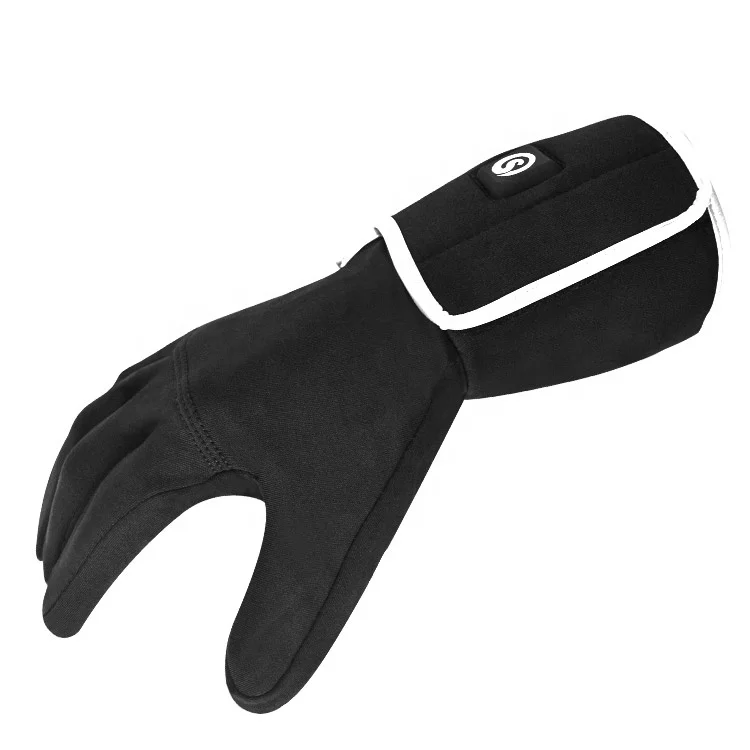 Winter Outdoor Recreation Riding Touch Screen Windproof Hand Warm Gear Electric Custom Ski Battery Heated Liner Gloves
