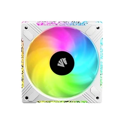 ASIAHORSE | Crystal Frame Computer Case Heatsink Fan Low Noise RGB ARGB CPU Cooler 120X120X25mm for PC Case DIY