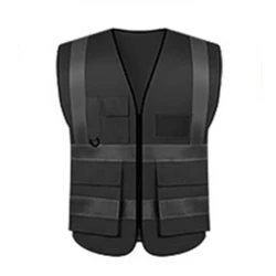 Fast Customization Multi Pockets Reflective Safety Clothing Hi Vis Safety Vest