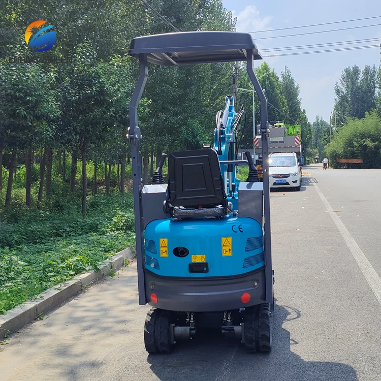 Multi Function Mini Excavators 1 ton 1.2 ton Micro Digger with Auger Hammer Buckets