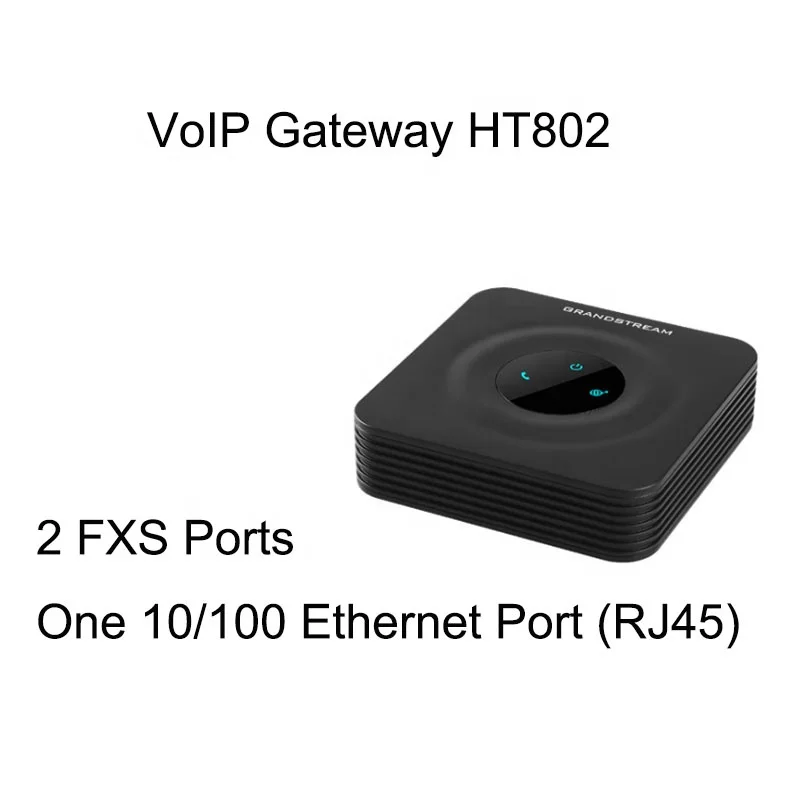 Оригинальный Новый Легко съемный оснащенный 2 портами FXS VoIP шлюз