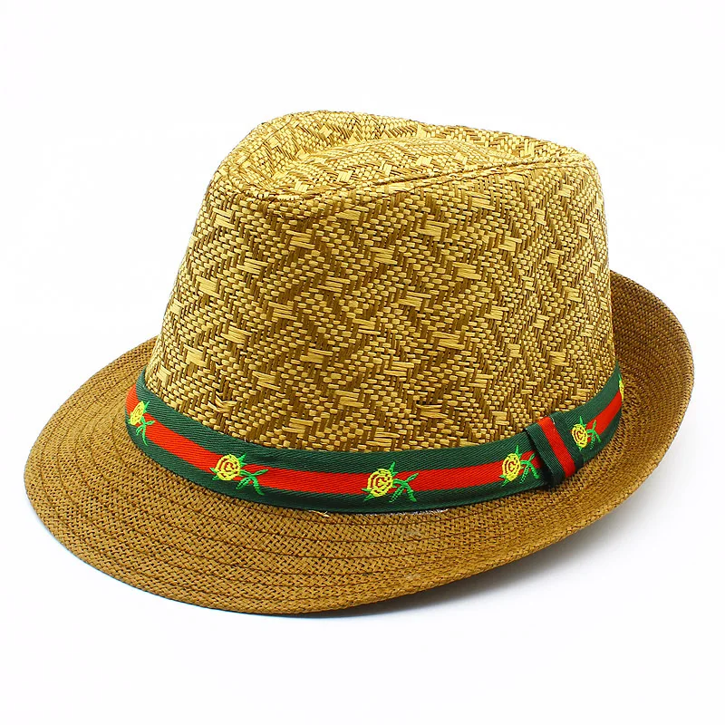 Hot selling spring and summer new style retro famous flowers and plants outdoor sunshade strand hats for men 3m hat