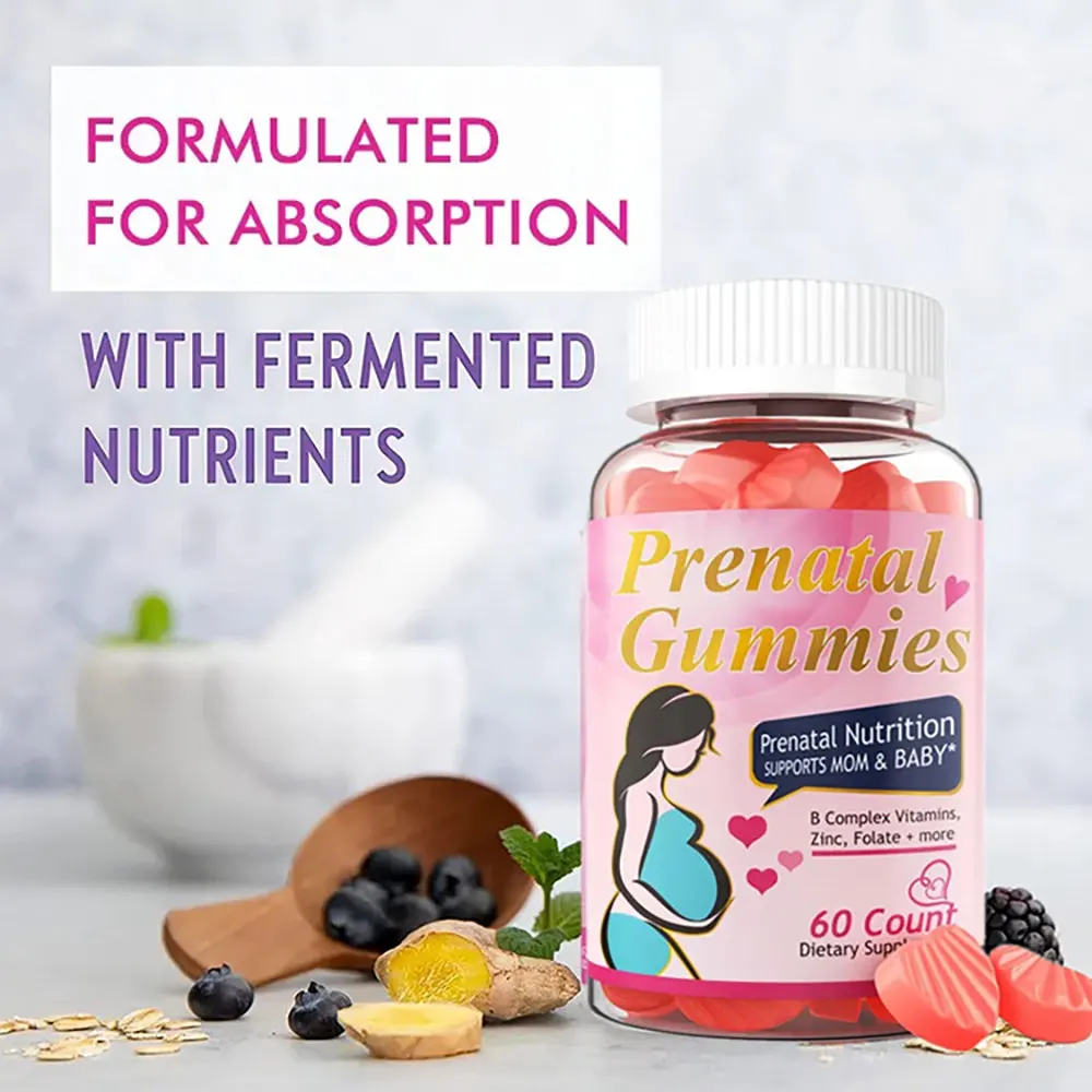 Private Label Aid Ovulation Prenatal Folic Acid Fertility Gummies Supplement Fertility Support Gummies Conceptio Fertility Gummy