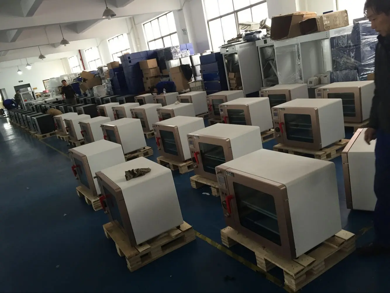 JKI large capacity 430L vacuum oven 5 side heating inside led light drying oven JK-VO430