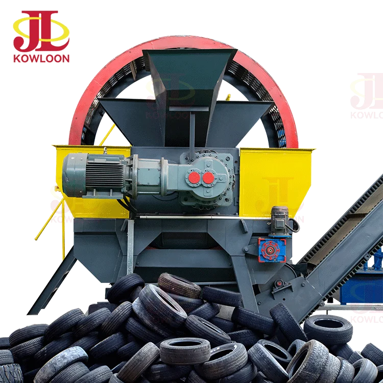 Fully Automatic Tyre Recycling Machines Tire Shredders