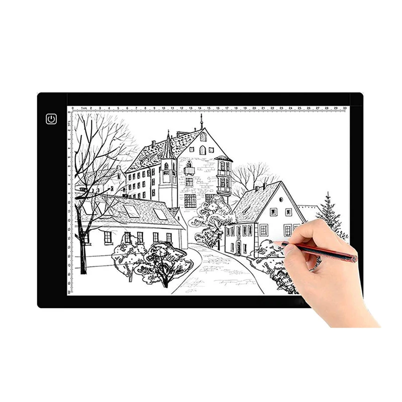 Ultrathin 4mm USB Powered LED tracing board drawing copy panel Light pad for kids