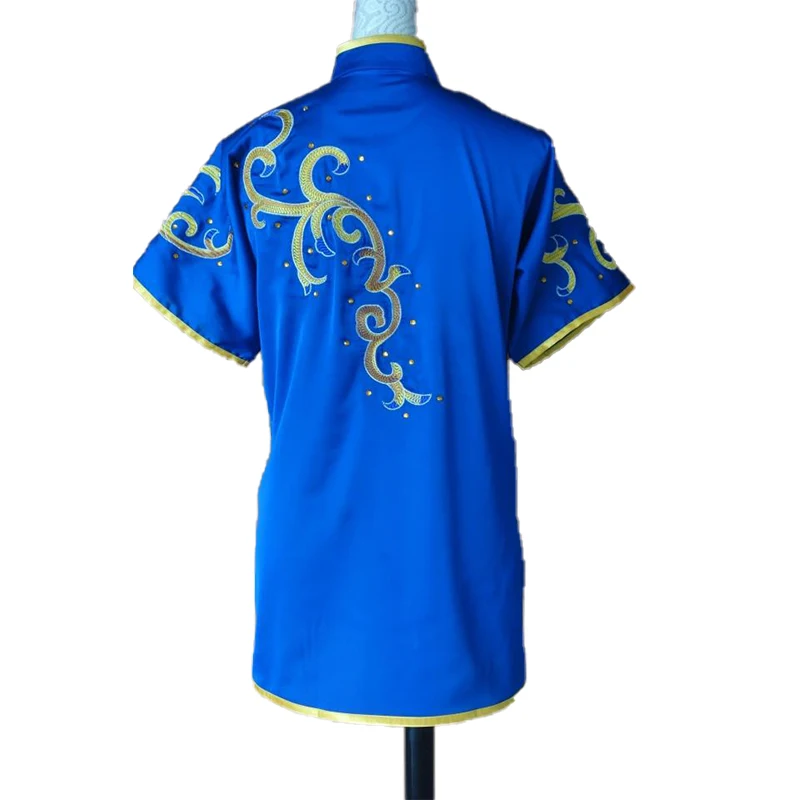 Competition kungfu suits martial arts wushu clothes embroidery men women kungfu uniform for sale