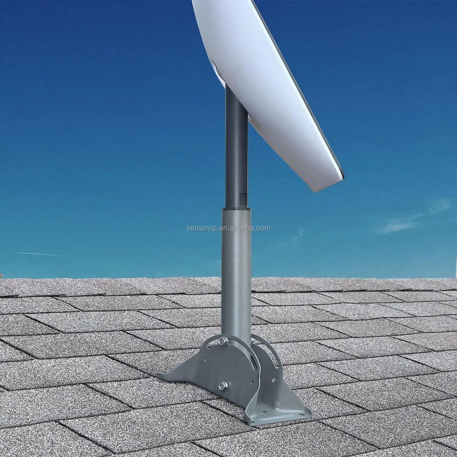 Heavy Duty Compatible Starlink V2 Mounting Kit Outdoor Tv Adjustable Carbon Steel Starlink Mount Pole