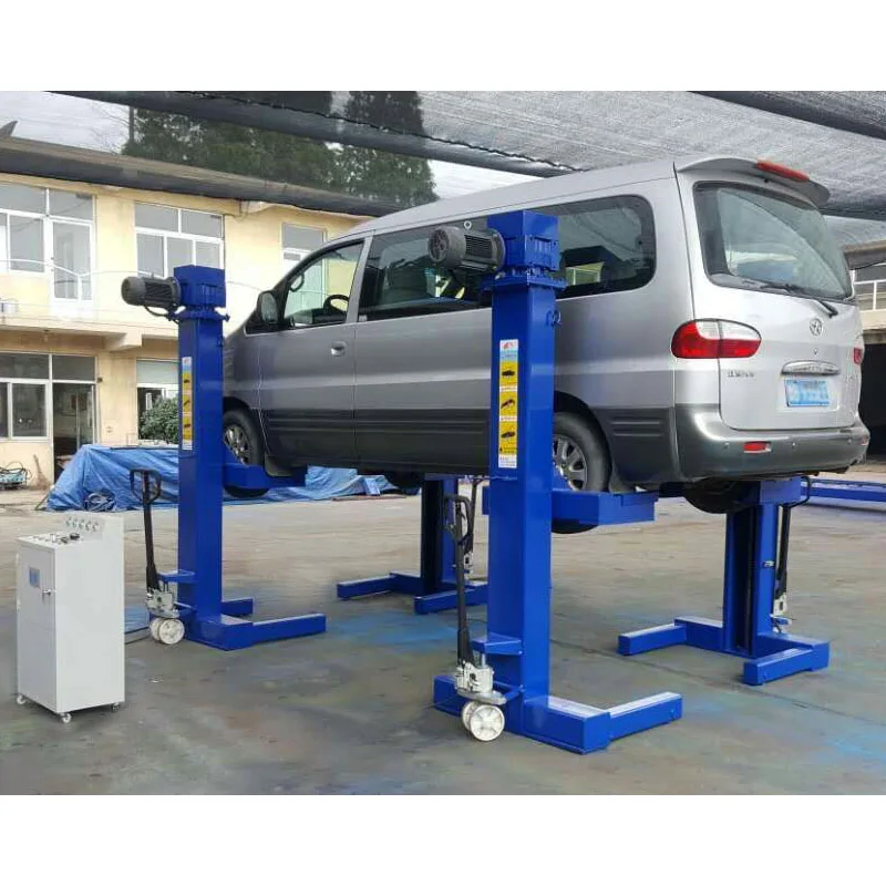 electric car lift iron 4 post ramp all for car workshop