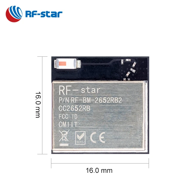 RF star cc2652 CC2652RB Multi-protocol zigbee BLE5.1 iot module 2.4ghz wireless module with chip antenna