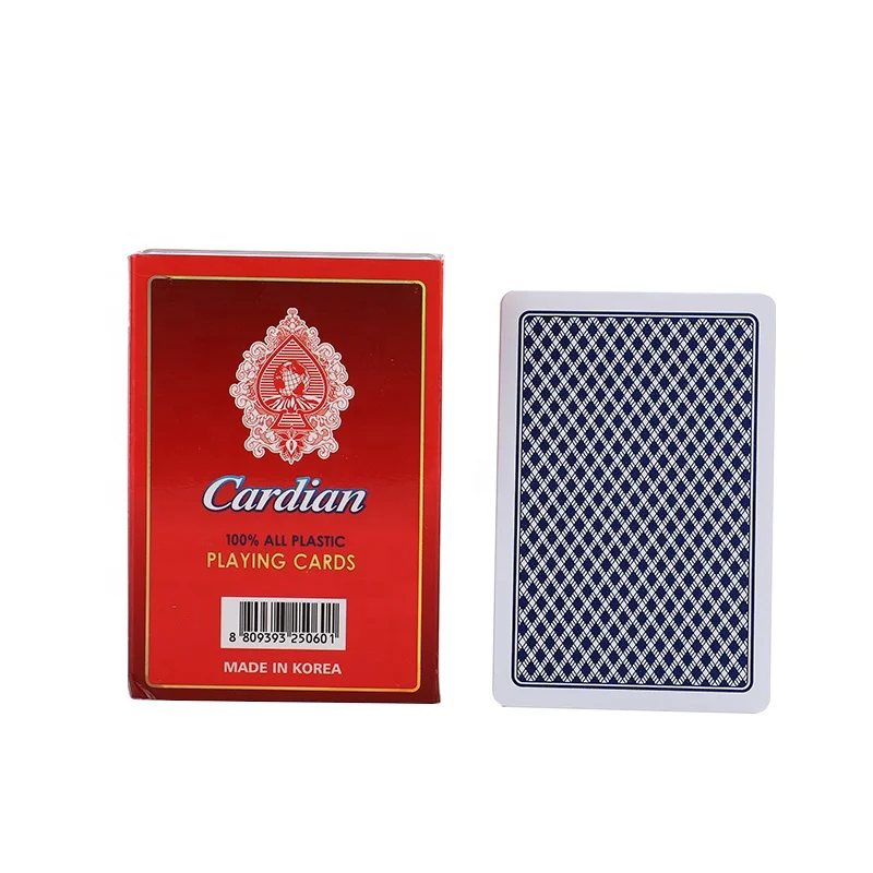 
New Quality Plastic PVC Poker Smooth Waterproof blue Playing Cards poker Creative Gift Durable Poker with boxes 