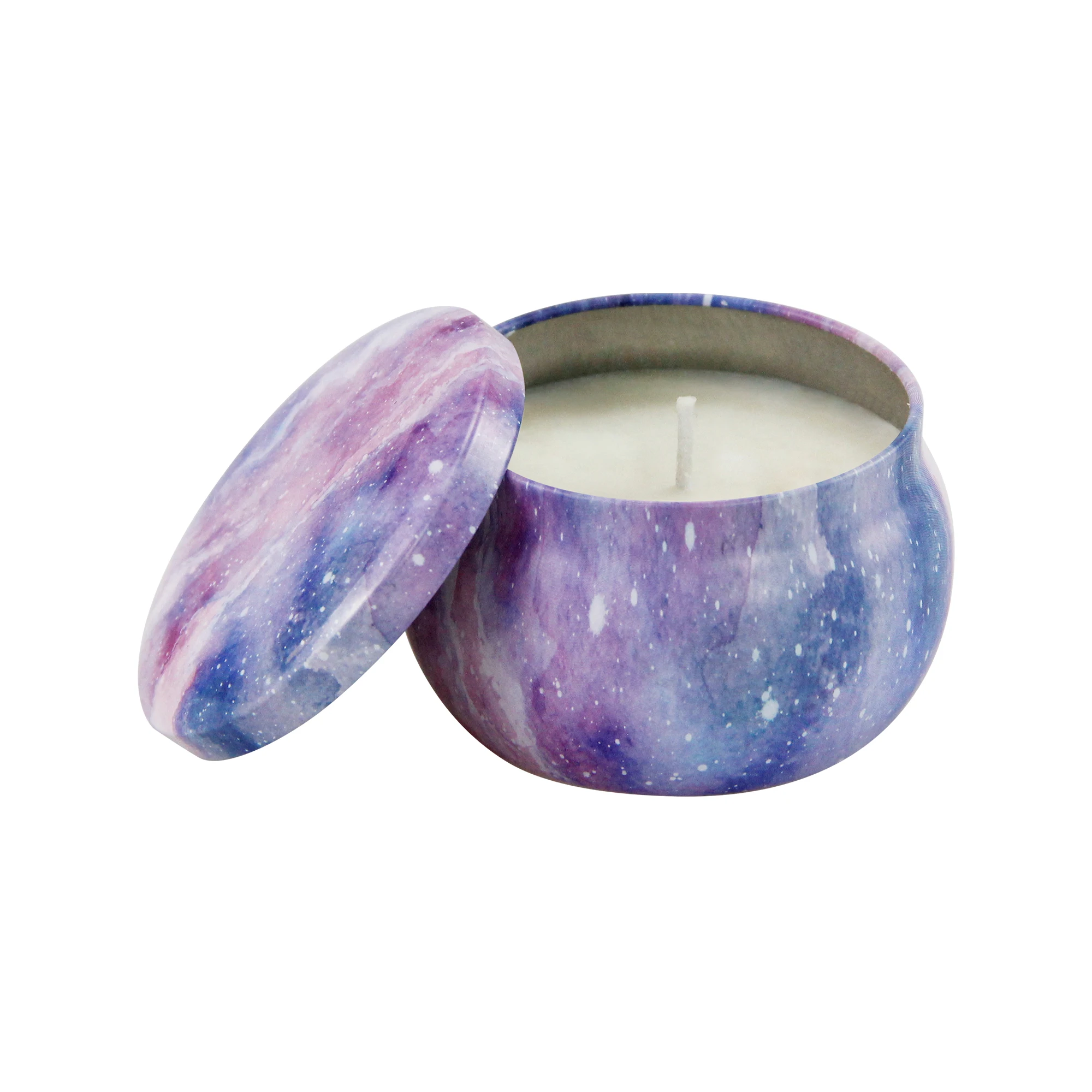 Luxury Wedding Christmas Halloween Easter Party Home Decorations Soy Wax Scent Candle Metal Jars Gift Set