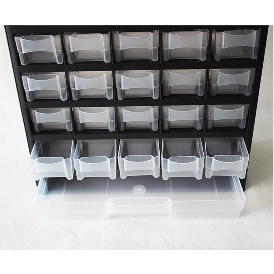 12-Inches Drawer Plastic Parts Storage  tool box Hardware and Craft Cabinet