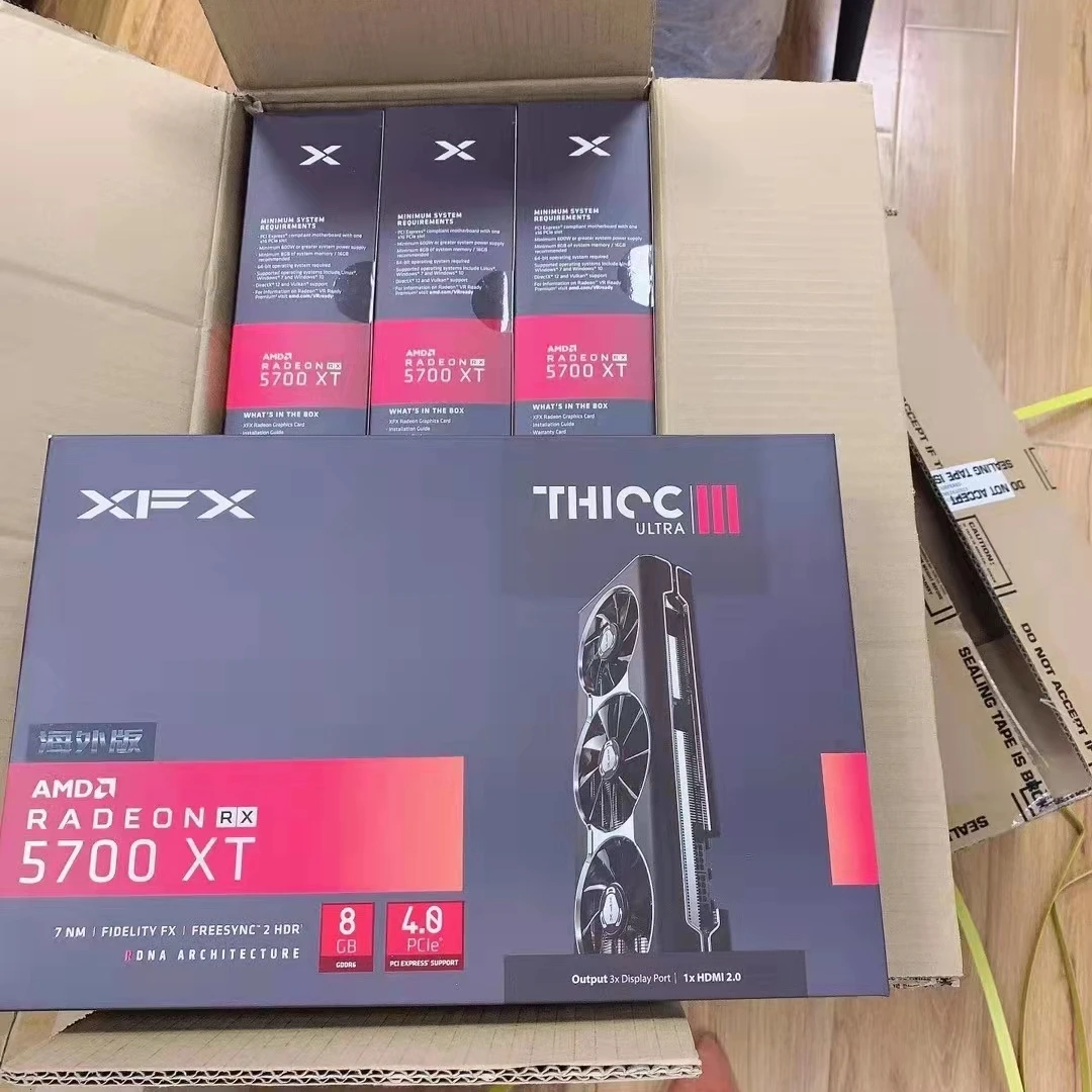 Новая видеокарта XFX RX 5700 XT 8 Гб