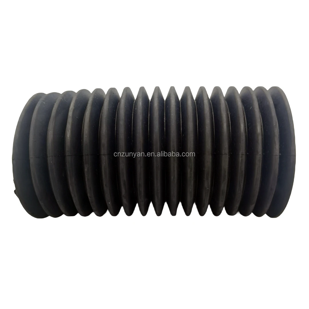 Compression Molded Custom Waterproof Dustproof Flexible Dust Cover Epdm Rubber Bellow