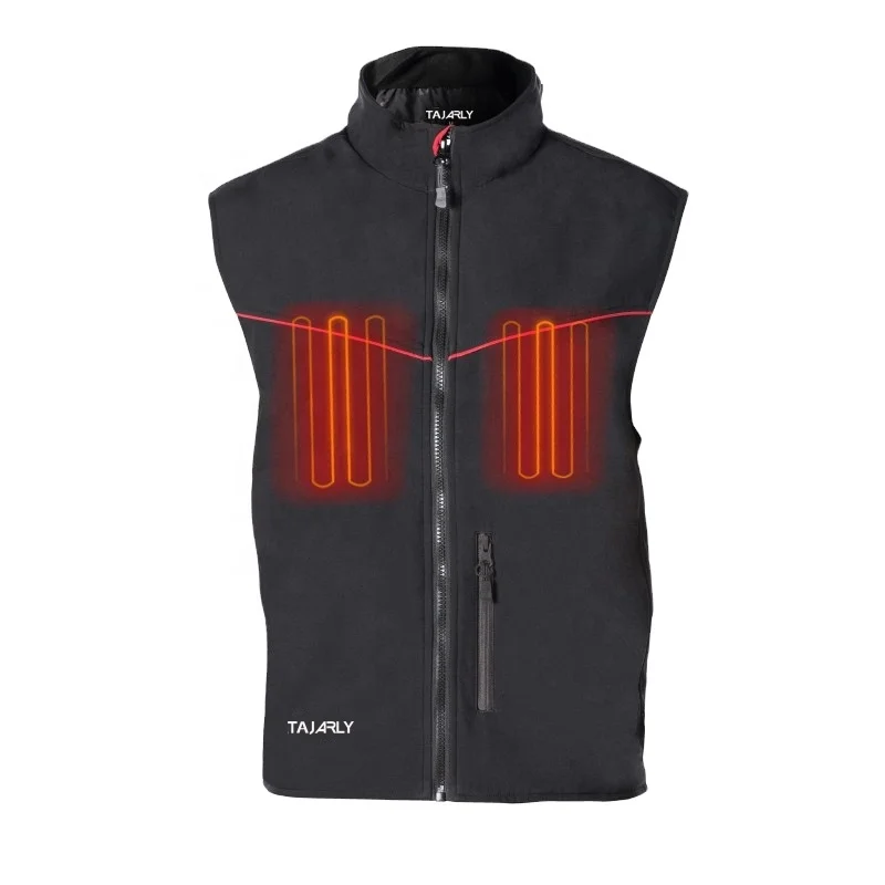 Group Buying and Wholesale Electric Battery Operated Heated Motorcycle Vest Winter Mens Thermal Waistcoat