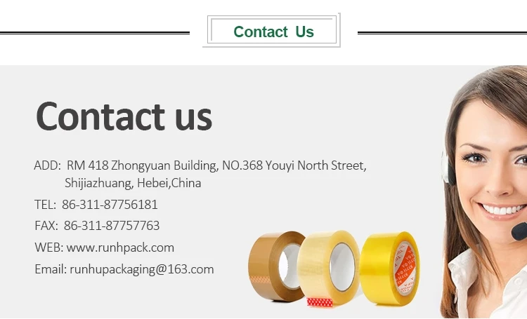 Single Sided Acrylic BOPP Adhesive Tape Waterproof Pressure Sensitive Carton Sealing Tape