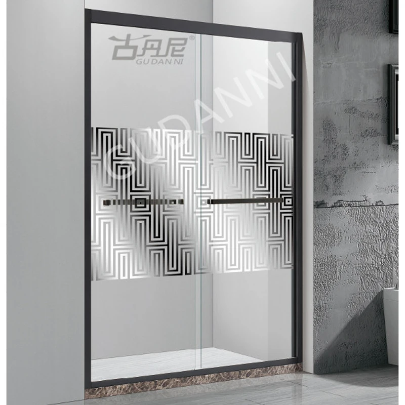 Foshan Shower Room double sliding Door Bathroom Glass Doors