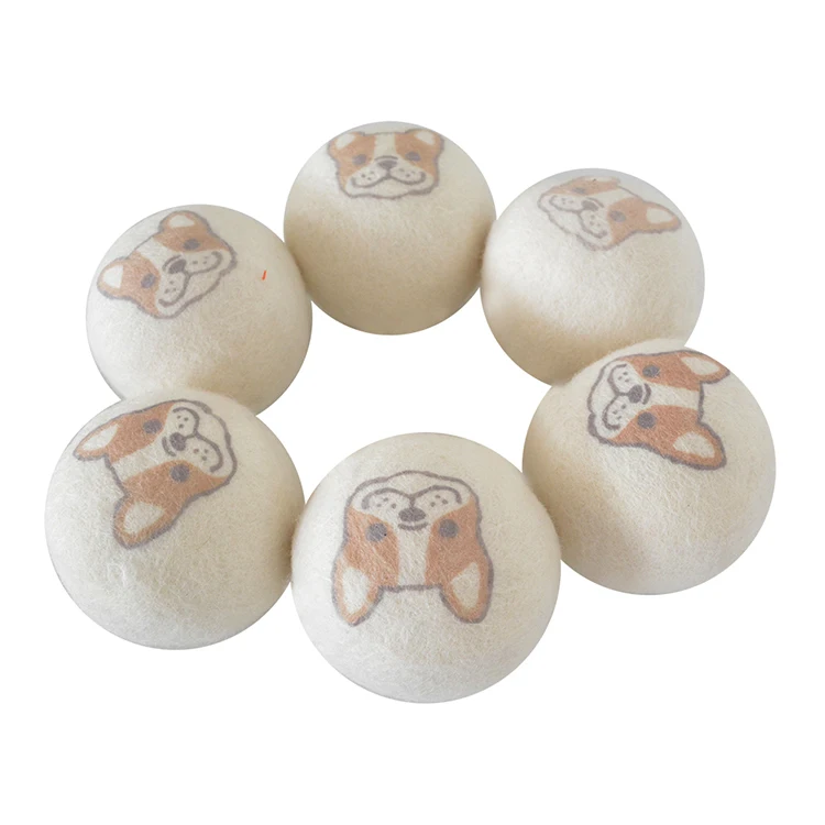 Nuohui Pattern Wool Dryer Balls