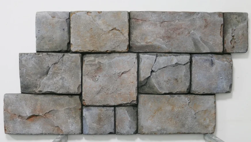 Modern Colorful 3d Outdoor Rock Stone Pu Panels