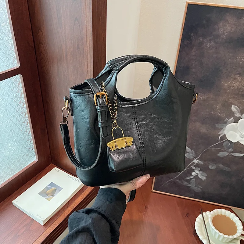 Холст Рюкзак Tote для женщин сумки из воловьей кожи смарт-кошелек