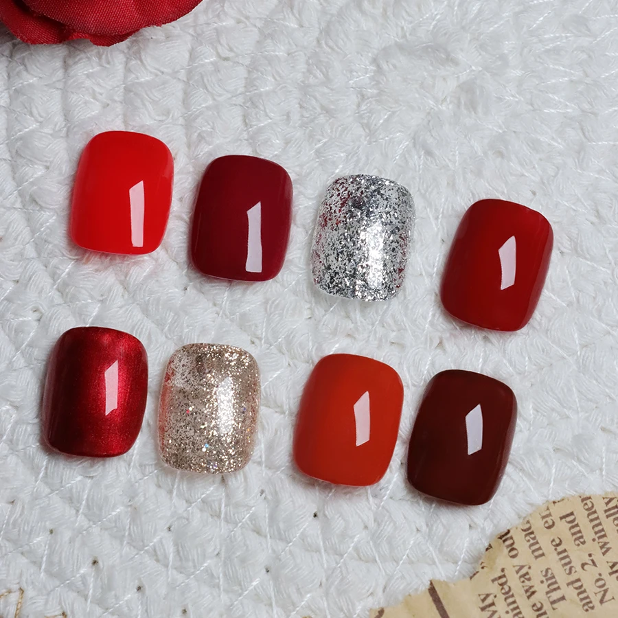 Long Lasting Gel Nail Polish Beauty Soak Off Uv Gel 12 Colors Solid Eye Shadow Fashion Nail Polish UV Gel Polish Wholesale