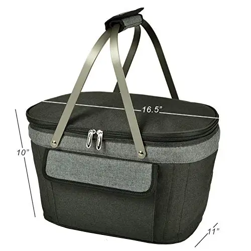 Factory Customized Waterproof Picnic Basket With Cooler bag Soft Insulated Picnic cool bag