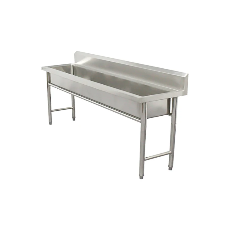 Stainless Steel Hand Washing Sink Outdoor/Indoor Free Standing Large Single Sink Catering Equipment