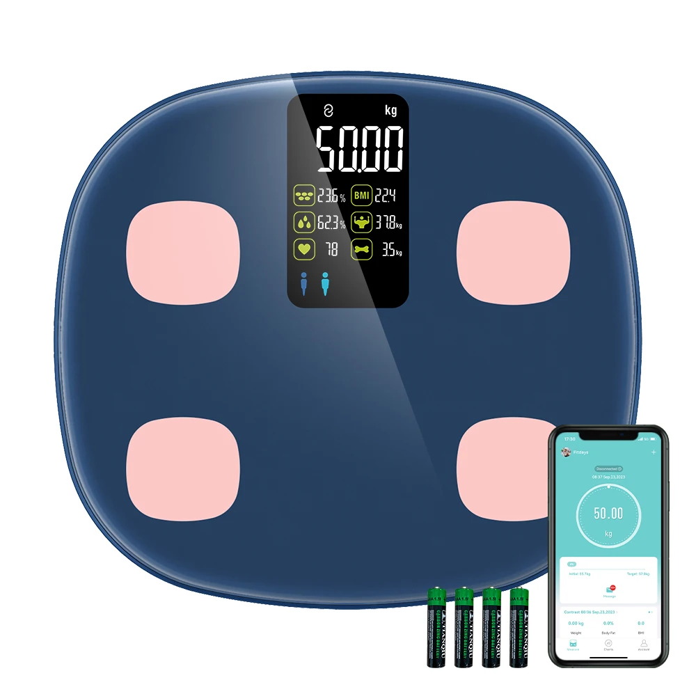 Высококачественные Интеллектуальные цифровые автоматические электронные весы с синей подсветкой