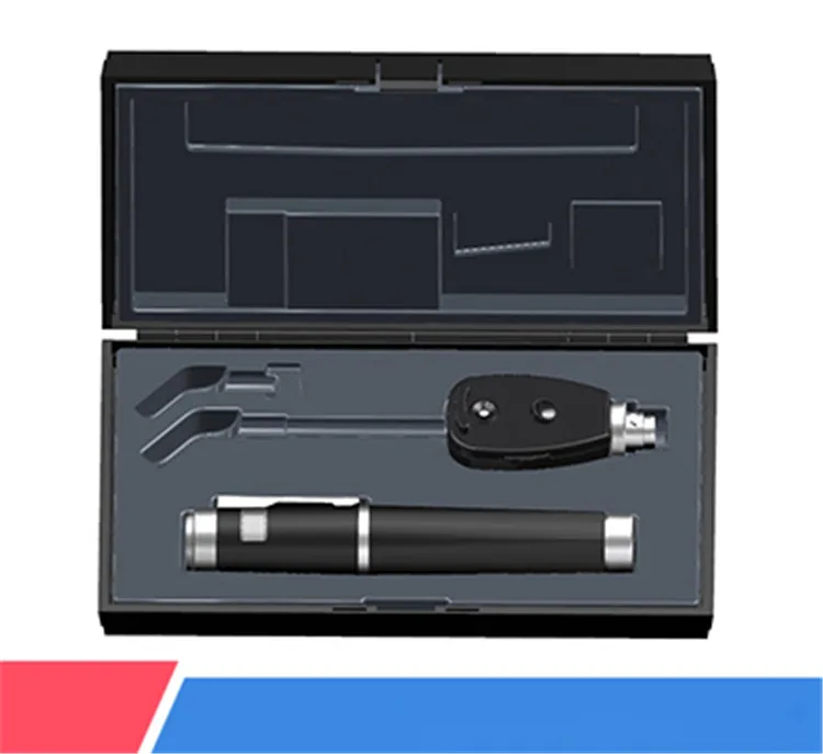 Gift package ENT endoscope ophthalmoscope ear otoscope portable tongue depressor blade holder