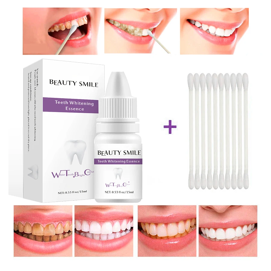 2021 Beautiful Smile Oral Hygiene Dental Care Toothpaste Remove Plaque Stains Cleaning Bleaching Serum Teeth Whitening Essence