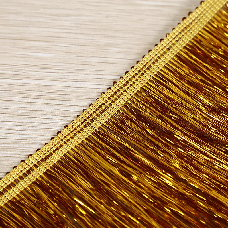 20CM  encryption metal  fringe trim  for womens  dress  Garment accessories