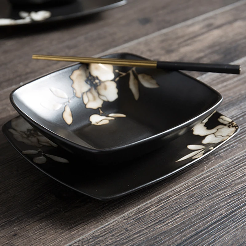 Porcelain or Stoneware Dinnerware Sets Home Ware Blue Ceramic Dinner Set