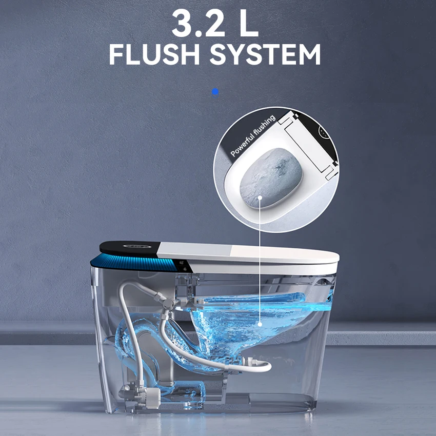 Auto sensor flush open electric bathroom japanese one piece intelligent wc commode toilet bowl automatic smart toilets