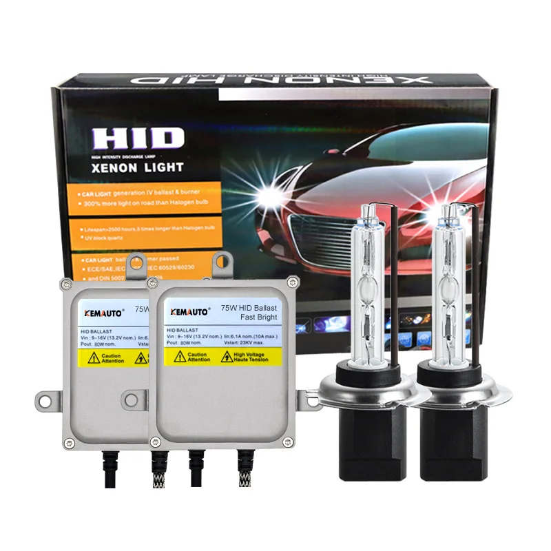 HID фара AC DC 12V 75W H1 H13 9004 9005 9006 880 h16 H4 H7 H11 hid xenon kit