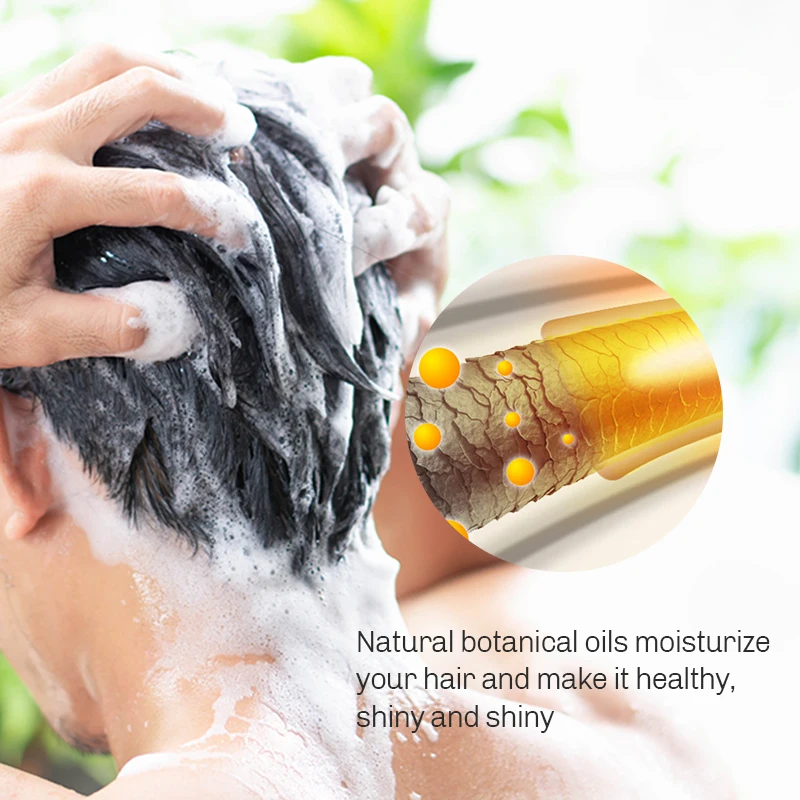 Private Label Orange Nourishing Smoothing Refreshing Volumizing Cleansing Moisturizing Biotin Hair Shampoo