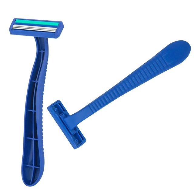 HW- B304GL triple three 3 blade disposable shaving razor Stainless Steel  Sharp blade shaver