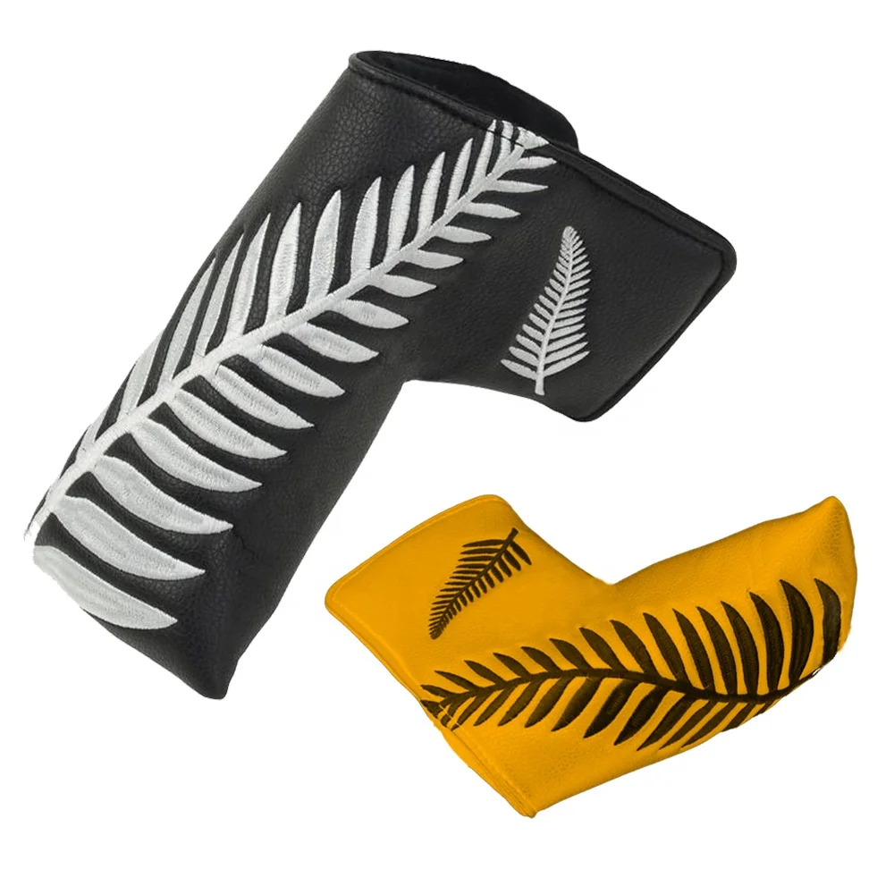 Custom Logo Sort Color Embroidery Golf Blade Putter Head Cover