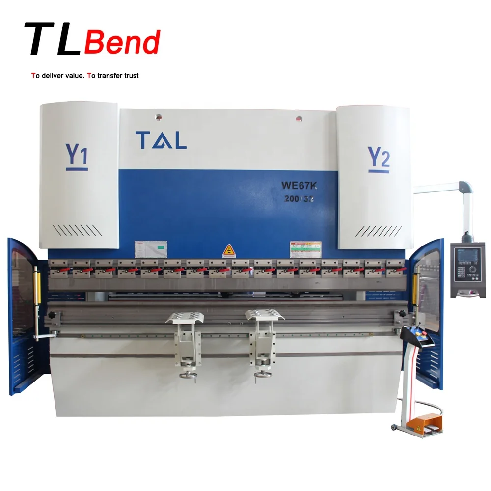 Гидравлический листогибочный станок T & L DA52s, 100 т, 3200, 4000, 6000 мм, 4 + 1 Ось