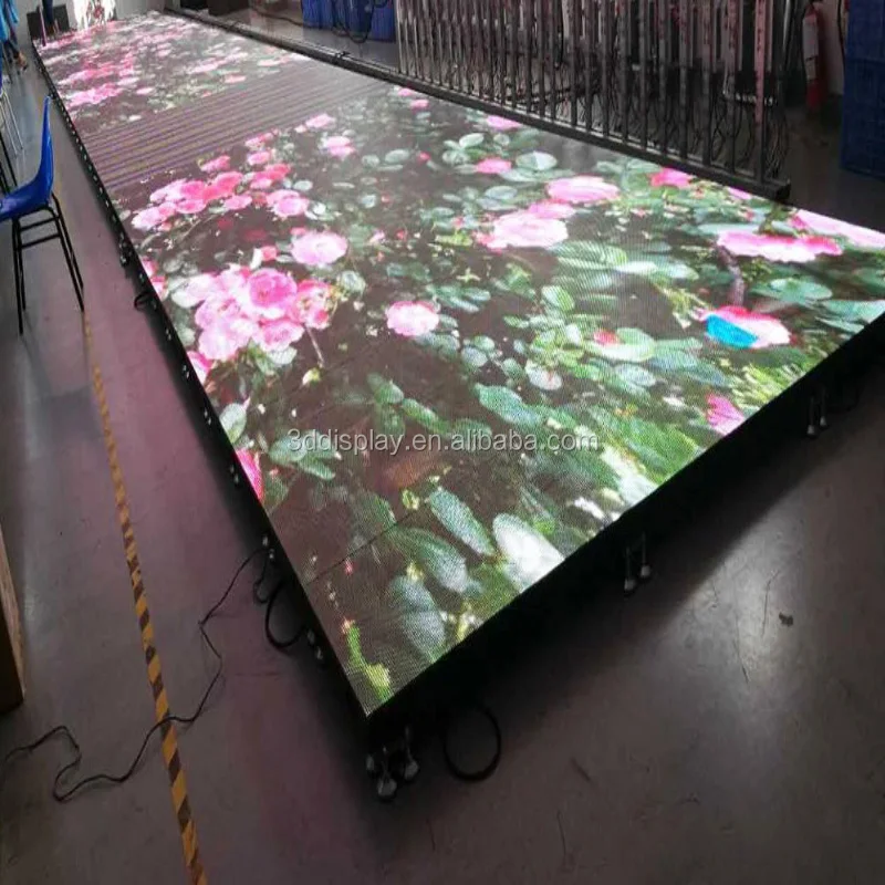 Cool effect Led Video Floor Screen innovation 2020 P4.81 P3.91 P6.25 P5.95 interactive led Game interaction stage Floor Screen