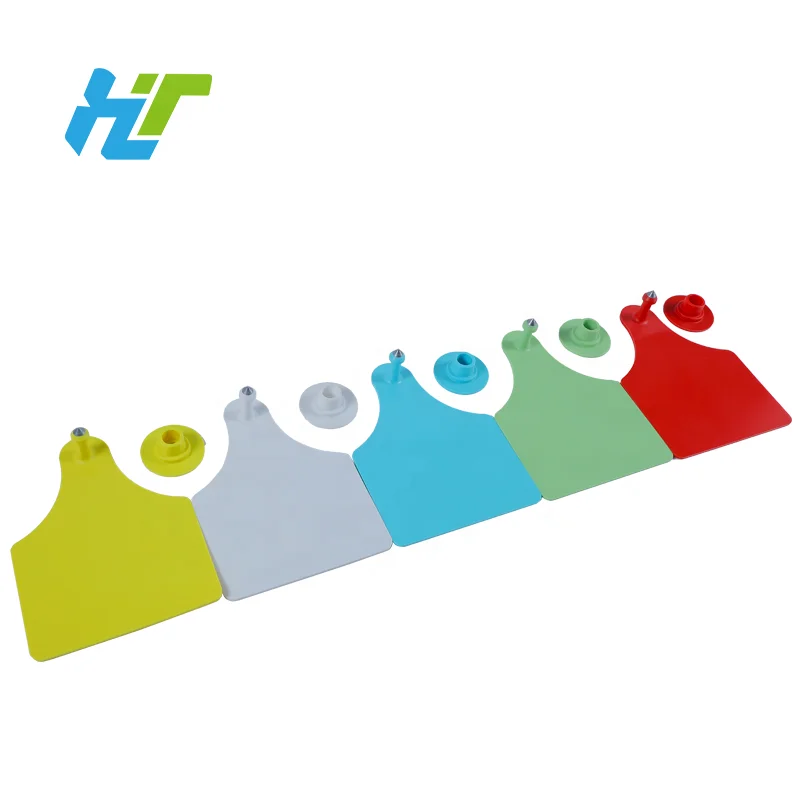 Laser Printing TPU Animal Tracking Cow Goat Cattle Sheep TPU Ear RFID Tag
