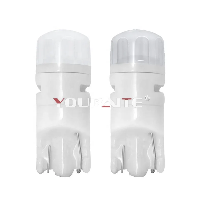 Newest design car bulb Ceramic led 168 194 501 T10 led w5w canbus 6smd 2835 with high quality chips